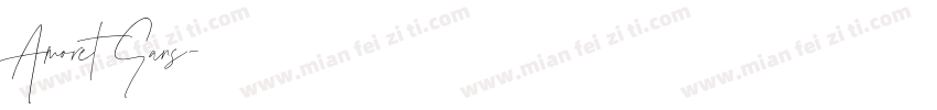 Amoret Sans字体转换
